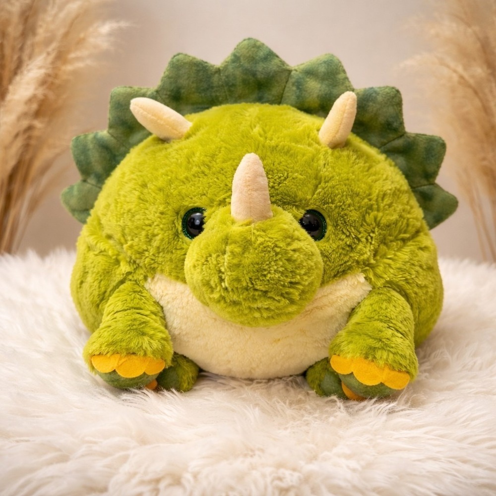 Hand Warmer‎ Pillow Kids/Adults Plush Animal Soft Cuddly Cushion One Size - Dino